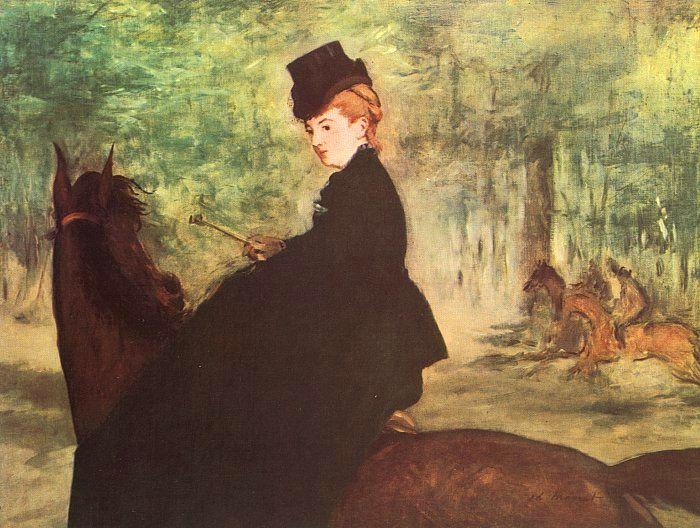 Edouard Manet The Horsewoman oil painting picture